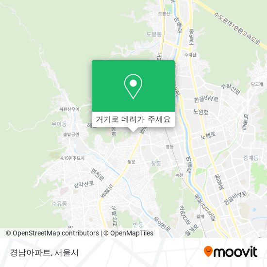 경남아파트 지도