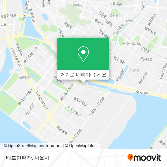 배드민턴장 지도