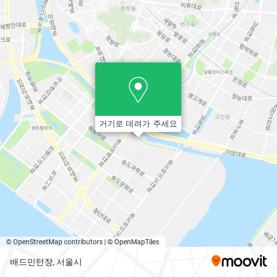 배드민턴장 지도
