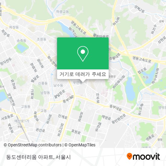 동도센터리움 아파트 지도