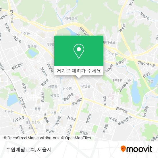 수원예닮교회 지도