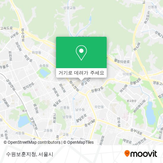수원보훈지청 지도