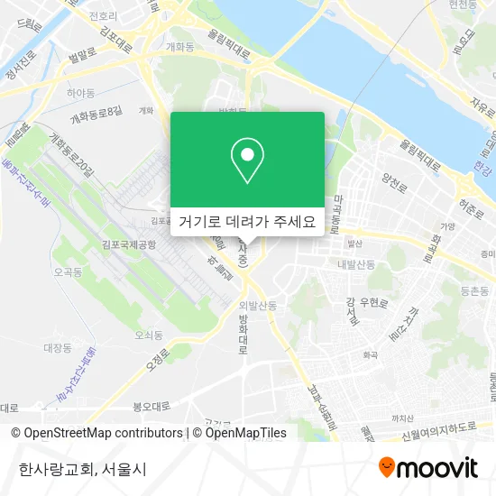 한사랑교회 지도
