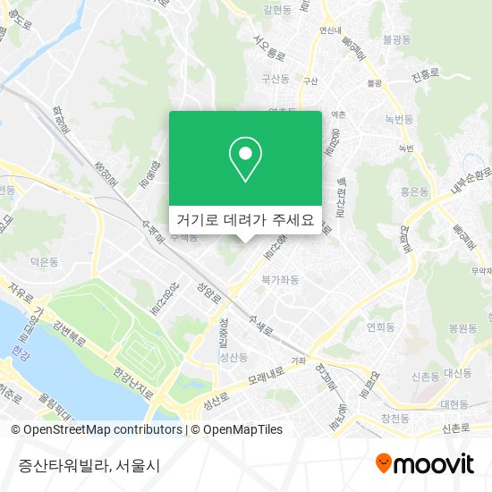 증산타워빌라 지도