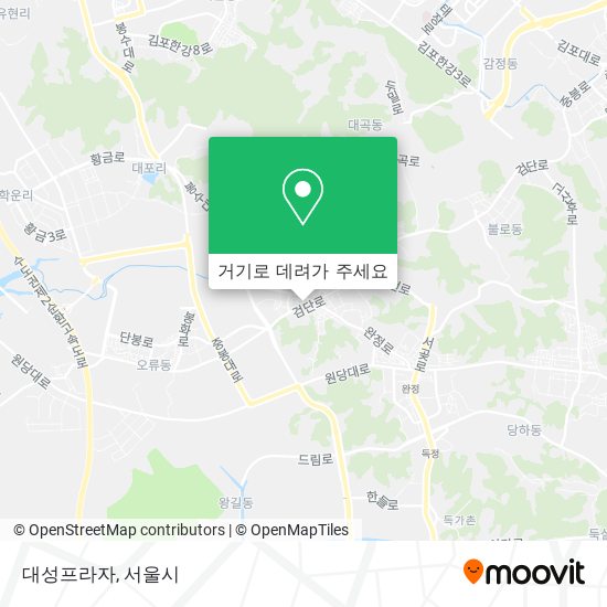 대성프라자 지도