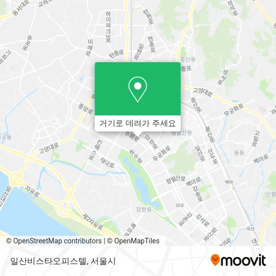 일산비스타오피스텔 지도