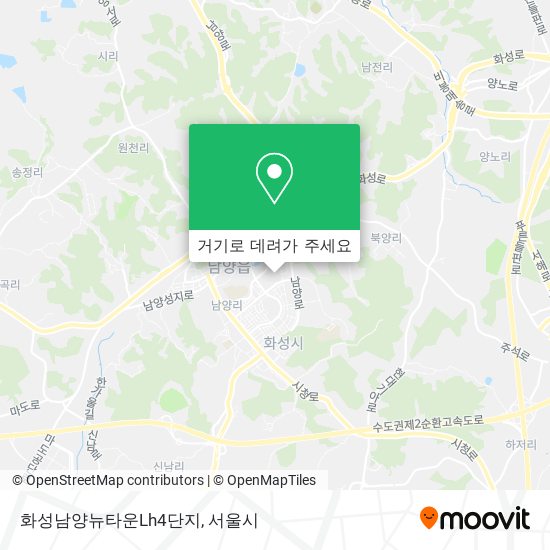 화성남양뉴타운Lh4단지 지도