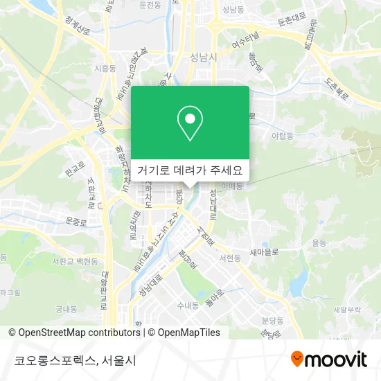 코오롱스포렉스 지도