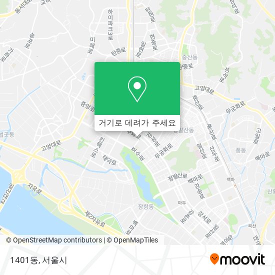 1401동 지도
