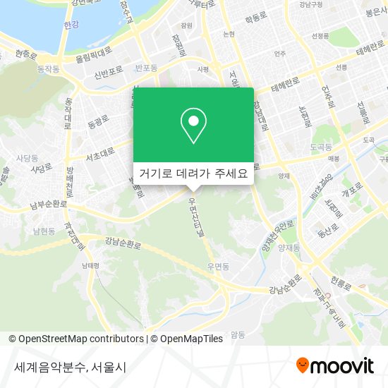 세계음악분수 지도