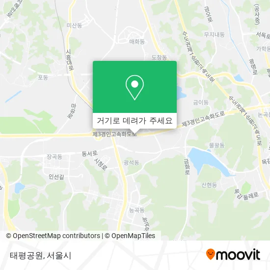 태평공원 지도
