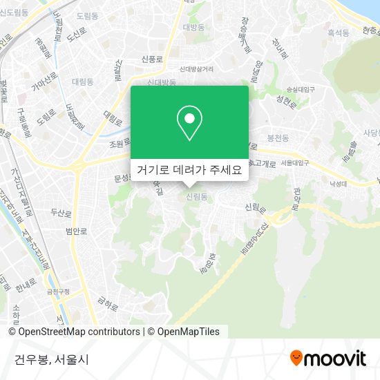 건우봉 지도