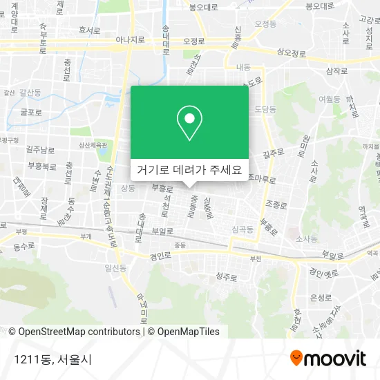 1211동 지도