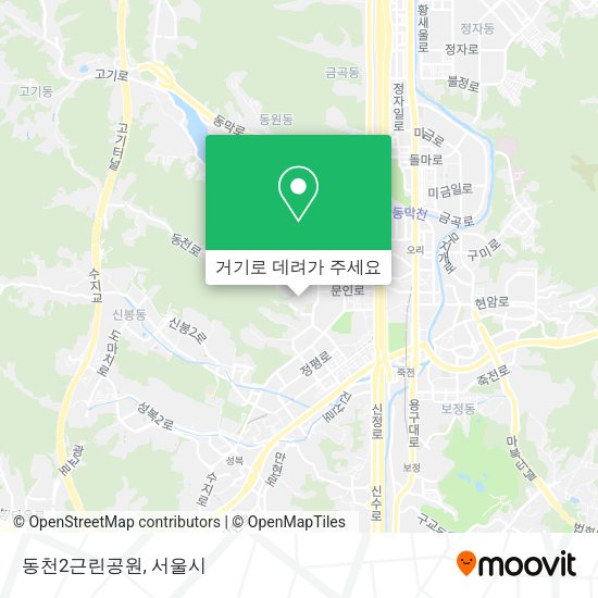 동천2근린공원 지도