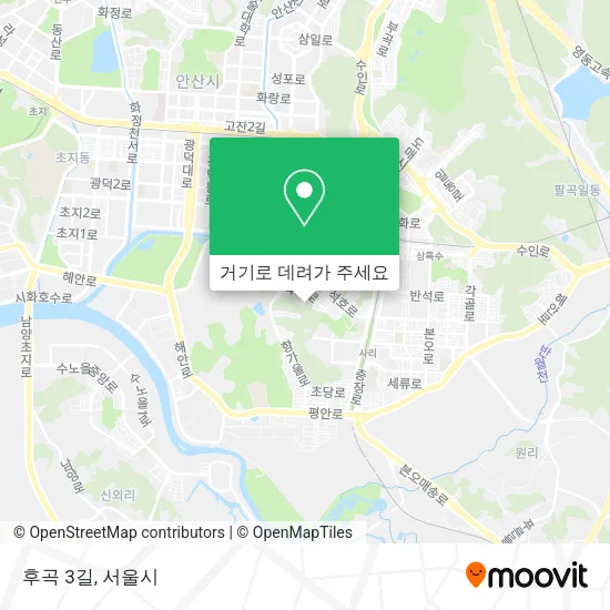 후곡 3길 지도