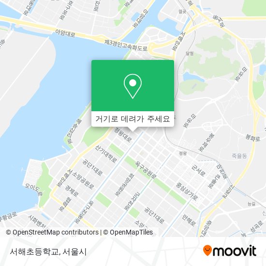 서해초등학교 지도