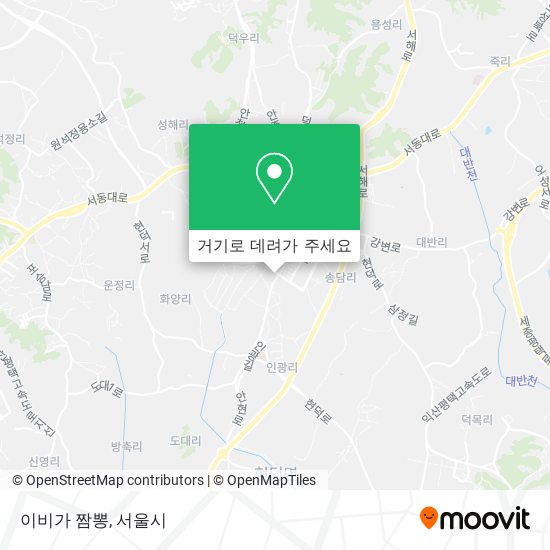 이비가 짬뽕 지도