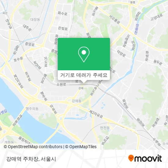 강매역 주차장 지도