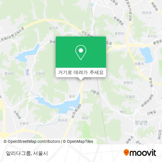 알리다그룹 지도