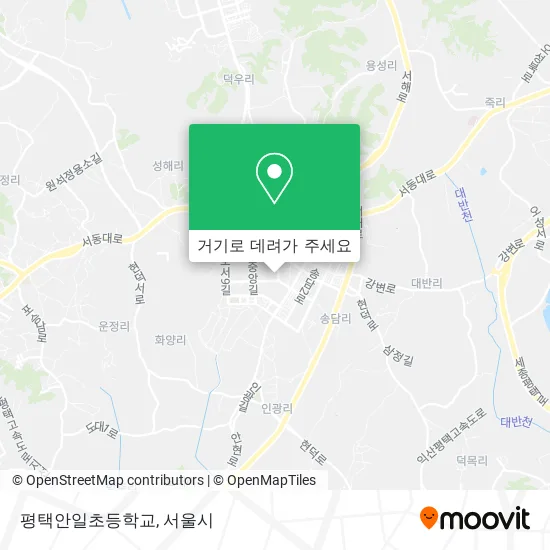 평택안일초등학교 지도