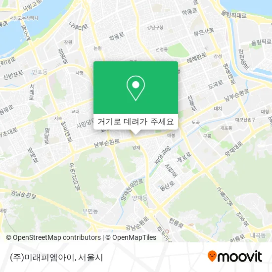 (주)미래피엠아이 지도