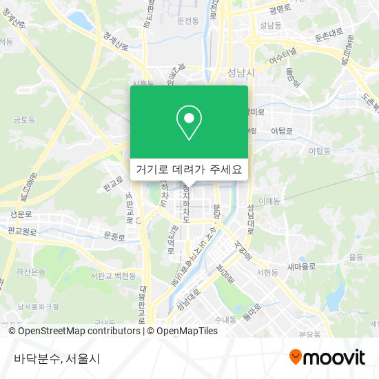 바닥분수 지도
