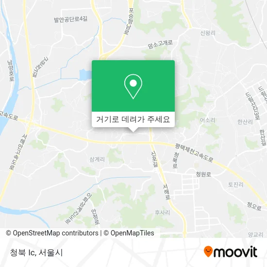 청북 Ic 지도