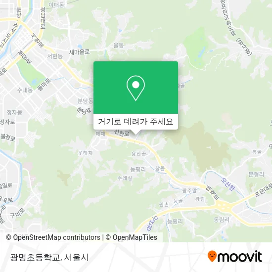 광명초등학교 지도