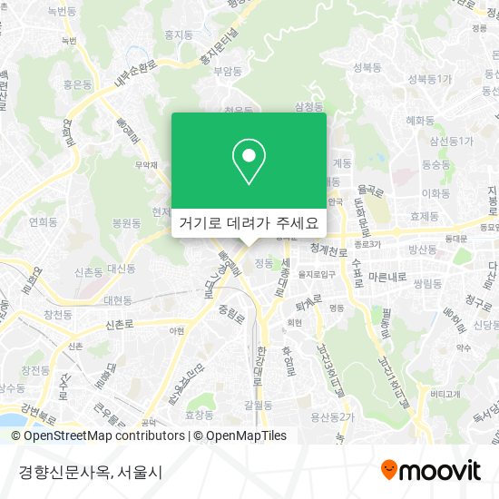 경향신문사옥 지도