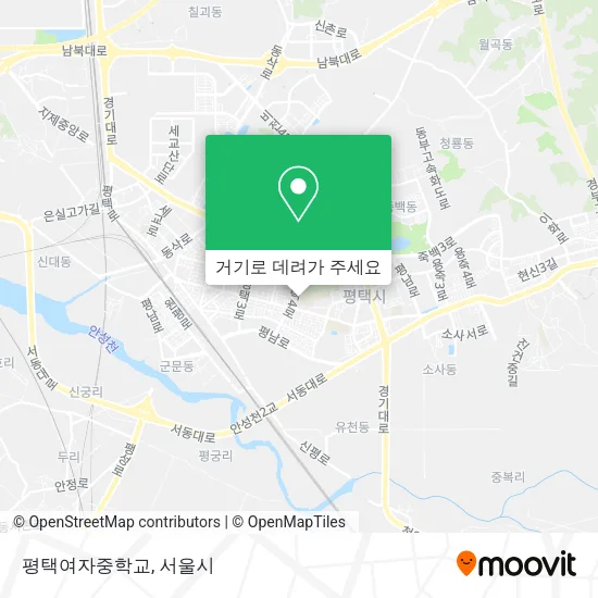 평택여자중학교 지도