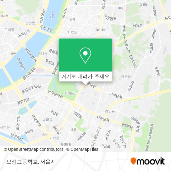 보성고등학교 지도