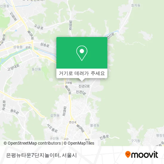 은평뉴타운7단지놀이터 지도