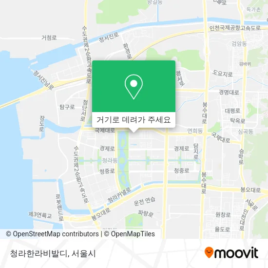 청라한라비발디 지도
