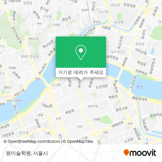 원미술학원 지도