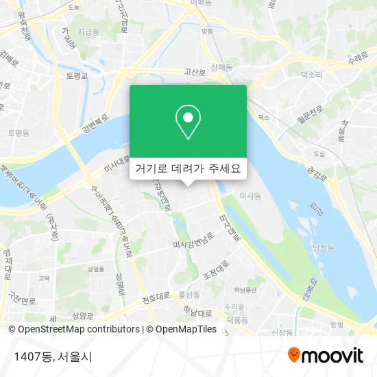 1407동 지도
