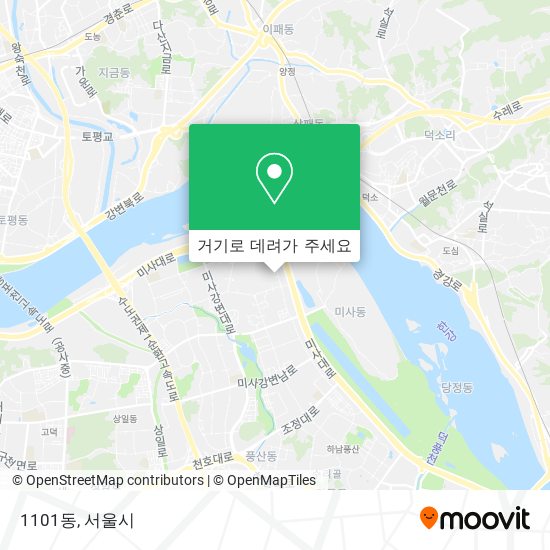 1101동 지도
