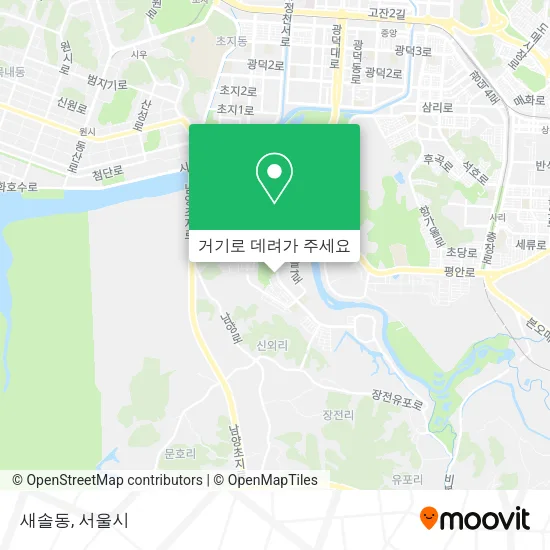 새솔동 지도