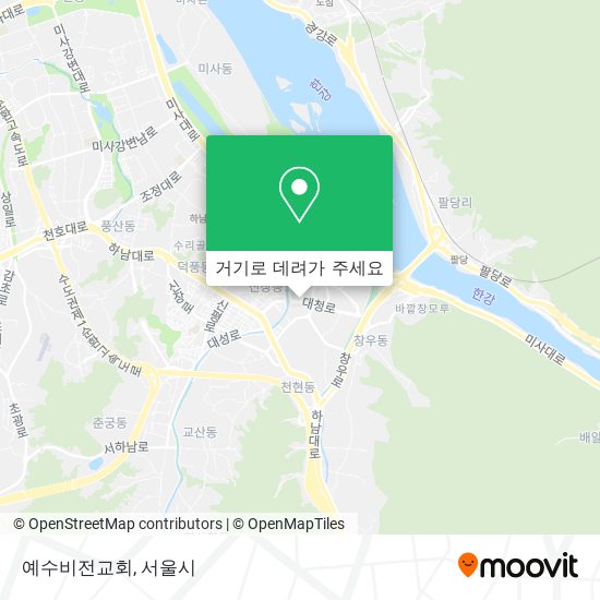 예수비전교회 지도