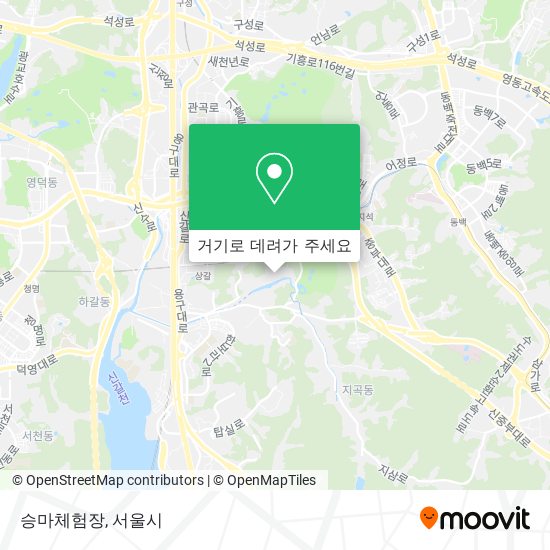 승마체험장 지도