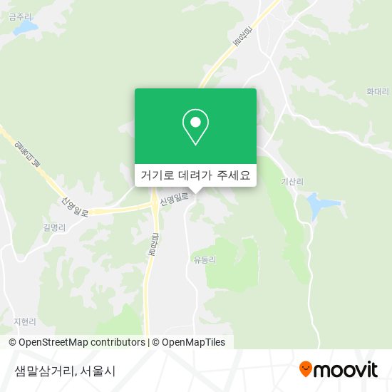 샘말삼거리 지도