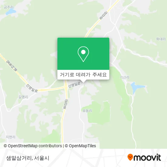 샘말삼거리 지도