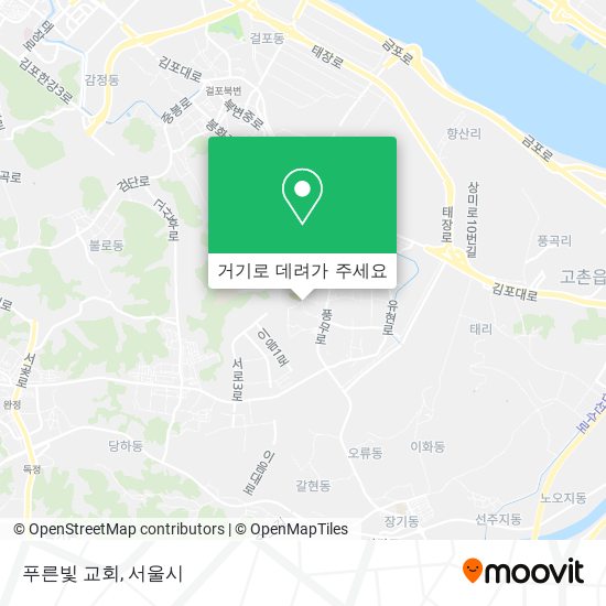 푸른빛 교회 지도