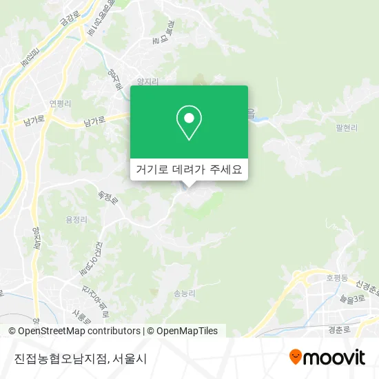 진접농협오남지점 지도