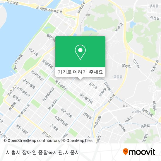 시흥시 장애인 종합복지관 지도