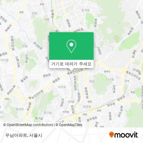우남아파트 지도