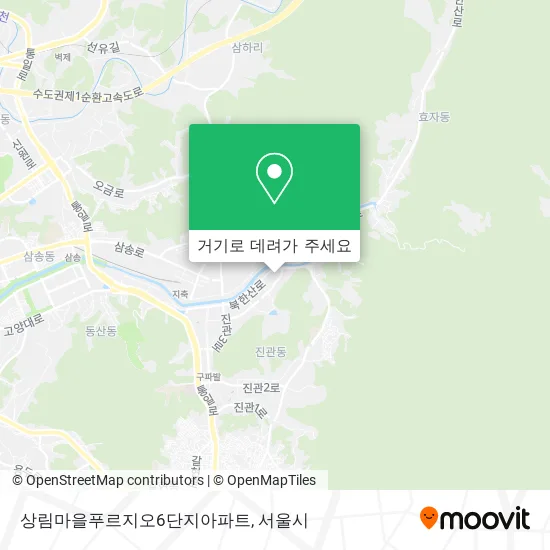 상림마을푸르지오6단지아파트 지도