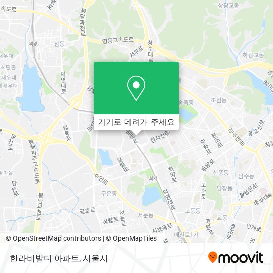 한라비발디 아파트 지도