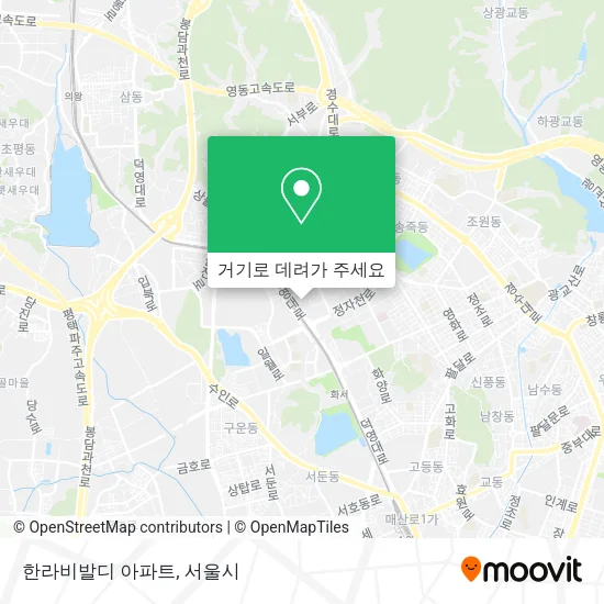 한라비발디 아파트 지도