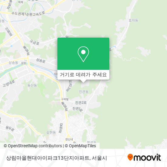 상림마을현대아이파크13단지아파트 지도