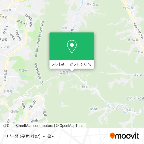 비부정 (우렁쌈밥) 지도